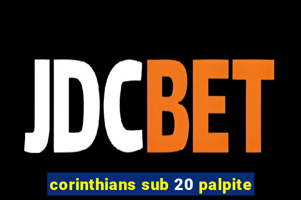 corinthians sub 20 palpite